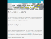Tablet Screenshot of cursofarmacologiaufscar.webnode.com