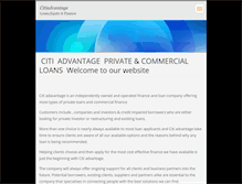 Tablet Screenshot of citiadvantage.webnode.com