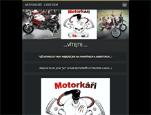 Tablet Screenshot of motorkari-chrudim.webnode.cz
