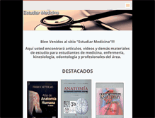 Tablet Screenshot of estudiarmedicina.webnode.com.ar