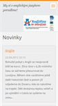 Mobile Screenshot of anglictinysenebojime.webnode.cz