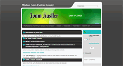 Desktop Screenshot of medicoivamkussler.webnode.com.br