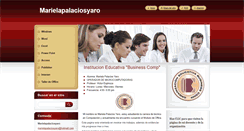 Desktop Screenshot of marielapalaciosyaro.webnode.es