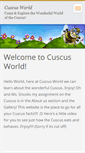 Mobile Screenshot of cuscusworld.webnode.com