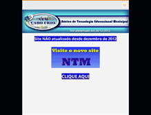 Tablet Screenshot of ntmcabofrio.webnode.com.br