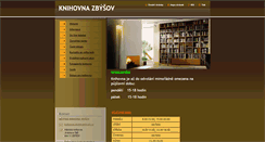 Desktop Screenshot of knihovnazbysov.webnode.cz