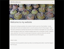 Tablet Screenshot of martins-cakes.webnode.com