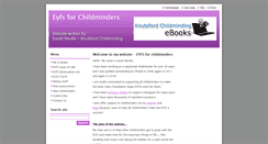 Desktop Screenshot of eyfsforchildminders.webnode.com