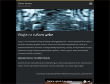 Tablet Screenshot of faktor-strachu.webnode.sk