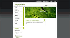 Desktop Screenshot of jogaprosek.webnode.cz