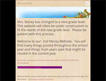 Tablet Screenshot of mrsmoreysclass.webnode.com