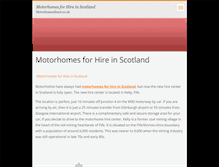 Tablet Screenshot of motorhomesforhireinscotland.webnode.com