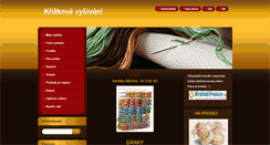 Desktop Screenshot of krizkovevysivani.webnode.cz