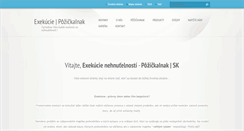 Desktop Screenshot of exekucie.webnode.sk