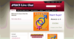 Desktop Screenshot of infoavacschat.webnode.com