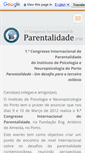 Mobile Screenshot of ciparentalidade.webnode.pt