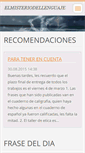 Mobile Screenshot of elmisteriodellenguaje.webnode.es