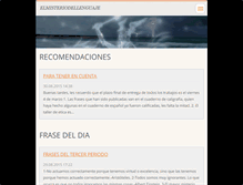 Tablet Screenshot of elmisteriodellenguaje.webnode.es