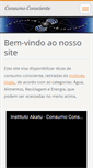 Mobile Screenshot of consumosustentavel.webnode.com.br