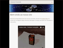 Tablet Screenshot of consumosustentavel.webnode.com.br