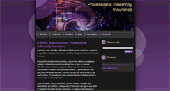 Desktop Screenshot of professionalindemnityinsurance.webnode.com