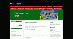 Desktop Screenshot of minizaci2004.webnode.cz