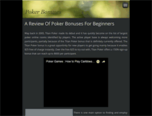 Tablet Screenshot of poker-bonuses.webnode.com