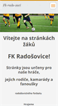 Mobile Screenshot of fk-rado-zaci.webnode.cz