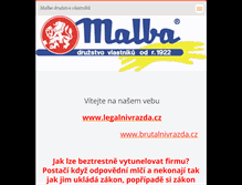 Tablet Screenshot of malbabrno.webnode.cz