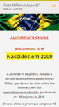 Mobile Screenshot of juntadoservicomilitardelages.webnode.com.br