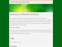 Tablet Screenshot of paragonedu.webnode.com
