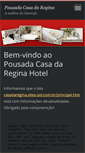 Mobile Screenshot of pousadacasadaregina.webnode.com.br
