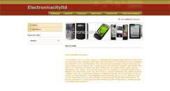 Desktop Screenshot of electronicscity.webnode.com