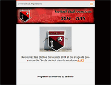 Tablet Screenshot of fc-argentat.webnode.fr