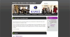 Desktop Screenshot of comunida-rapha.webnode.com.br
