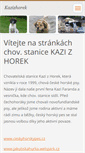 Mobile Screenshot of kazizhorek.webnode.cz