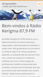 Mobile Screenshot of kerigma87fm.webnode.com.br