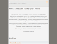 Tablet Screenshot of clinicavilasaude.webnode.com.br