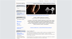 Desktop Screenshot of comprarcreatina.webnode.com.br