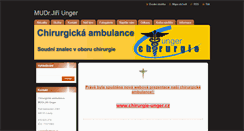 Desktop Screenshot of chirurg.webnode.cz