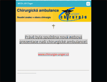 Tablet Screenshot of chirurg.webnode.cz