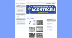 Desktop Screenshot of jornalaconteceu.webnode.com.br