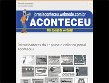 Tablet Screenshot of jornalaconteceu.webnode.com.br