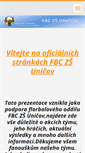 Mobile Screenshot of fbcunicov.webnode.cz