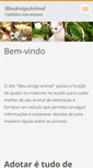 Mobile Screenshot of meuamigoanimal.webnode.com.br