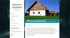 Desktop Screenshot of chalupautrombeho.webnode.cz
