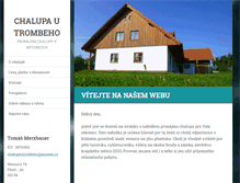 Tablet Screenshot of chalupautrombeho.webnode.cz