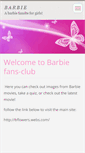 Mobile Screenshot of barbiefans-club.webnode.com