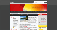 Desktop Screenshot of mexico2008.webnode.cz