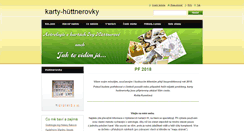 Desktop Screenshot of karty-huttnerovky.webnode.cz